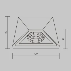 Applique Da Esterno-Maytoni beekman applique da esterno led 3000k ip54 nero moderno
