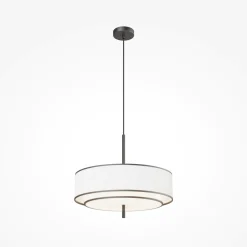 Lampadari Moderni-Maytoni bergamo lampadario moderno doppio paralume