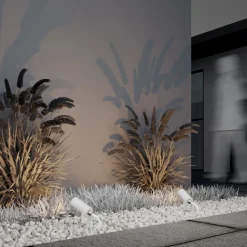 Faretti Da Esterno-Maytoni bern faretto da esterno con picchetto orientabile bianco led 3000k ip65