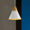 Lampade A Sospensione-Maytoni bicones lampada a sospensione bianca per cucina