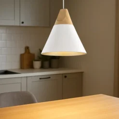 Lampade A Sospensione-Maytoni bicones lampada a sospensione bianca per cucina