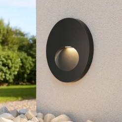 Segnapasso Led-Maytoni bil segnapasso da esterno rotondo led 3000k ip54