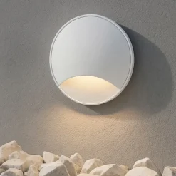 Segnapasso Led-Maytoni biscotti segnapasso bianco per esterno minimal led 3000k ip65