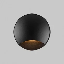 Segnapasso Led-Maytoni biscotti segnapasso da esterno tondo colore nero led 3000k ip65