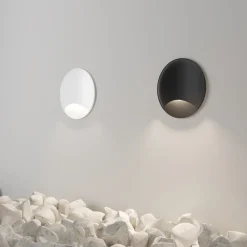 Segnapasso Led-Maytoni biscotti segnapasso da esterno tondo colore nero led 3000k ip65