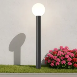 Lampioni Da Giardino-Maytoni bold lampione da giardino ip54 con sfera