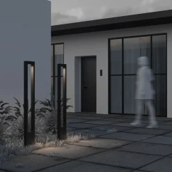 Lampioni Da Giardino-Maytoni bonn lampione da giardino led 3000k ip65 rettangolare