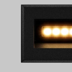 Segnapasso Led-Maytoni bosca segnapasso da esterno nero moderno led 3000k ip65