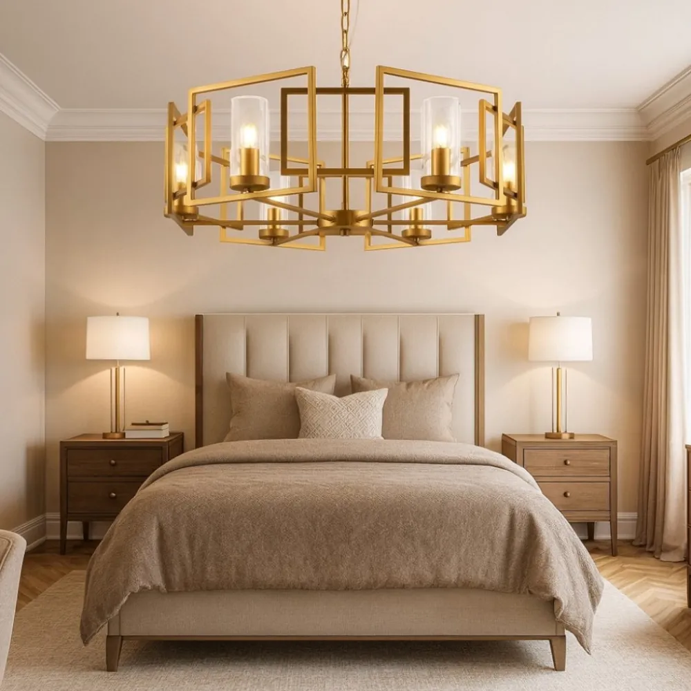 Lampadario Camera Da Letto-Maytoni bowi lampadario per camera da letto 6 luci