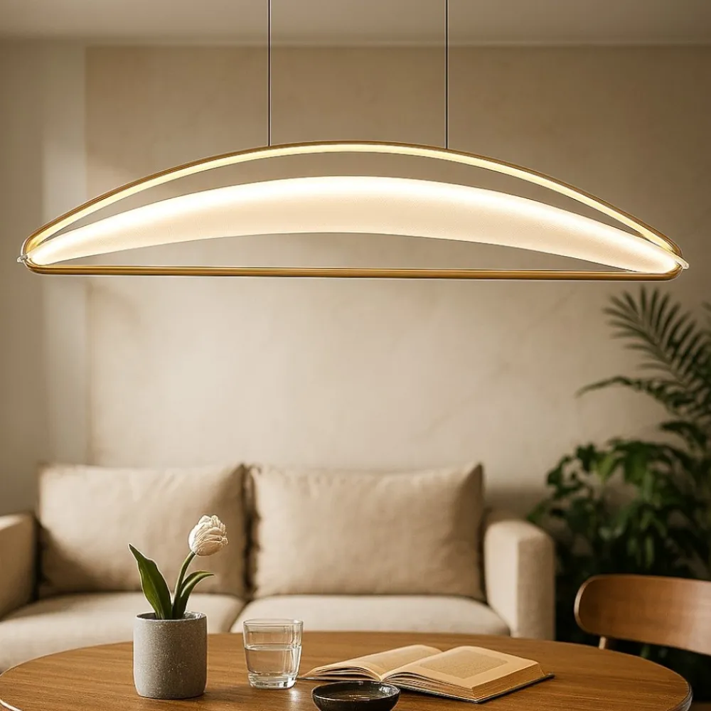 Lampadari Cucina-Maytoni breeze lampadario per tavolo cucina moderna led 3000k