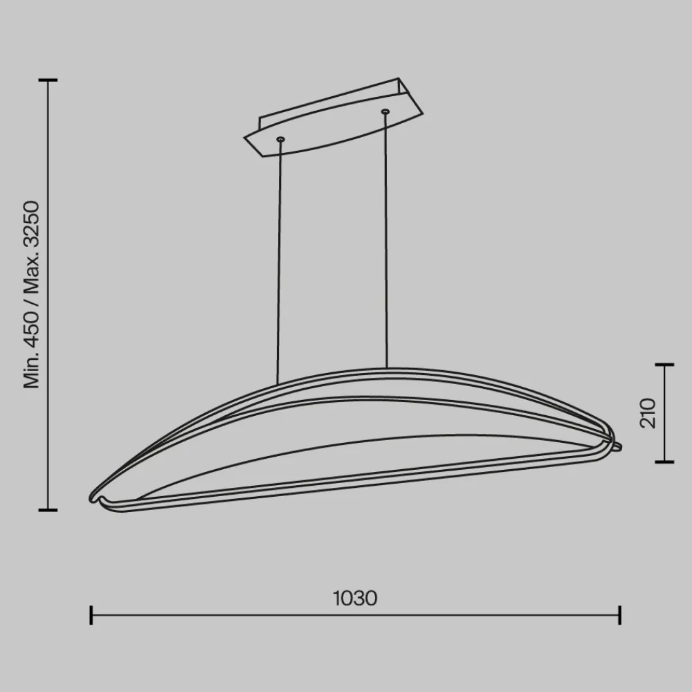 Lampadari Cucina-Maytoni breeze lampadario per tavolo cucina moderna led 3000k