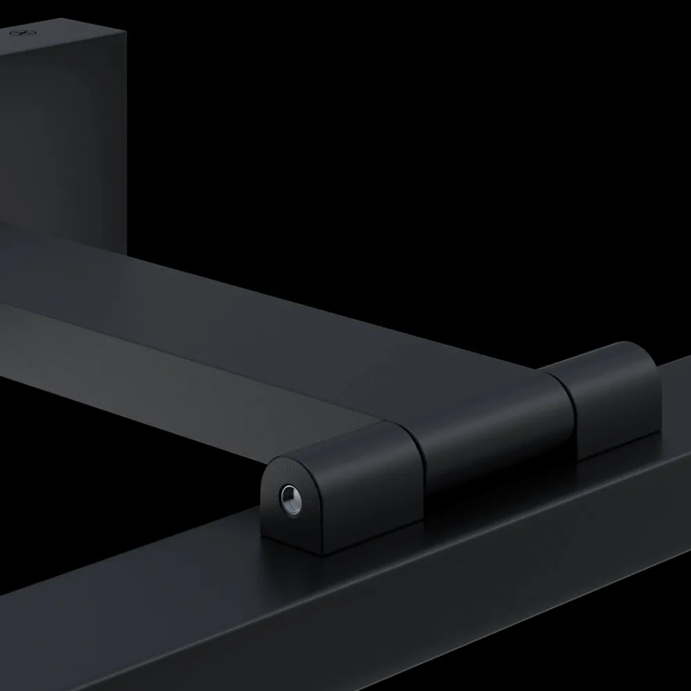 Applique Da Bagno-Maytoni bris applique nero per specchio da bagno led 4000k