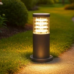 Lampioni Da Giardino-Maytoni bronx lampioncino da giardino ip54 colore grigio