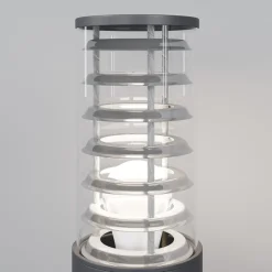 Lampioni Da Giardino-Maytoni bronx lampione da giardino ip54 colore grigio