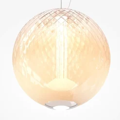 Lampade A Sospensione-Maytoni bruma lampada a sospensione led 15w 2700k vetro decorato mod397pl-l15ch27k