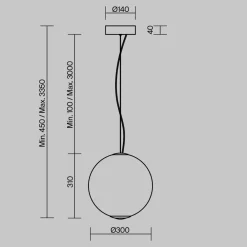 Lampade A Sospensione-Maytoni bruma lampada a sospensione led 15w 2700k vetro decorato mod397pl-l15ch27k