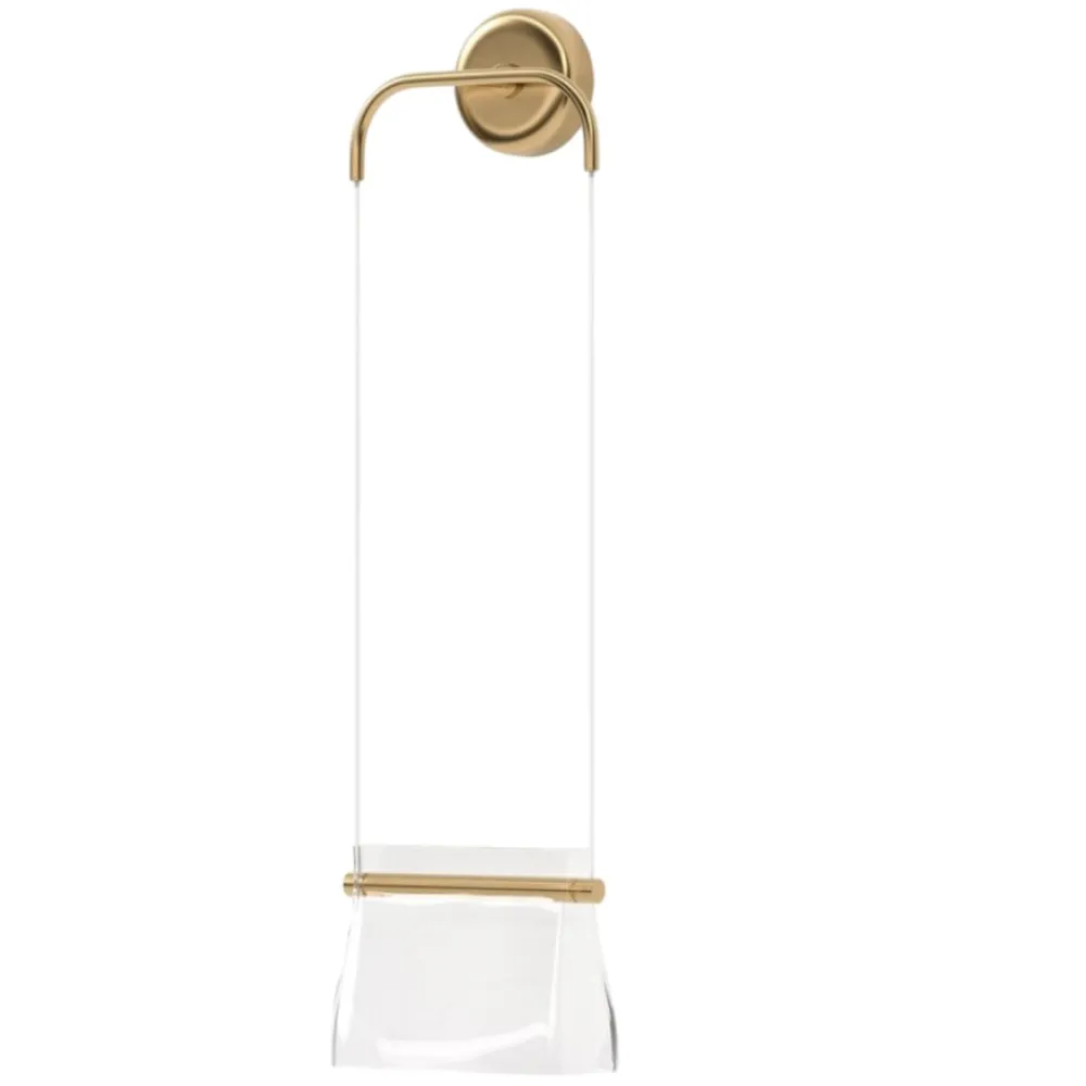 Applique Da Parete-Maytoni cabaret applique da parete led 8w 3000k paralume in vetro