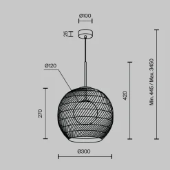 Lampadari Cucina-Selezionato da Mazzolaluce Maytoni cane lampadario da cucina con paralume sferico