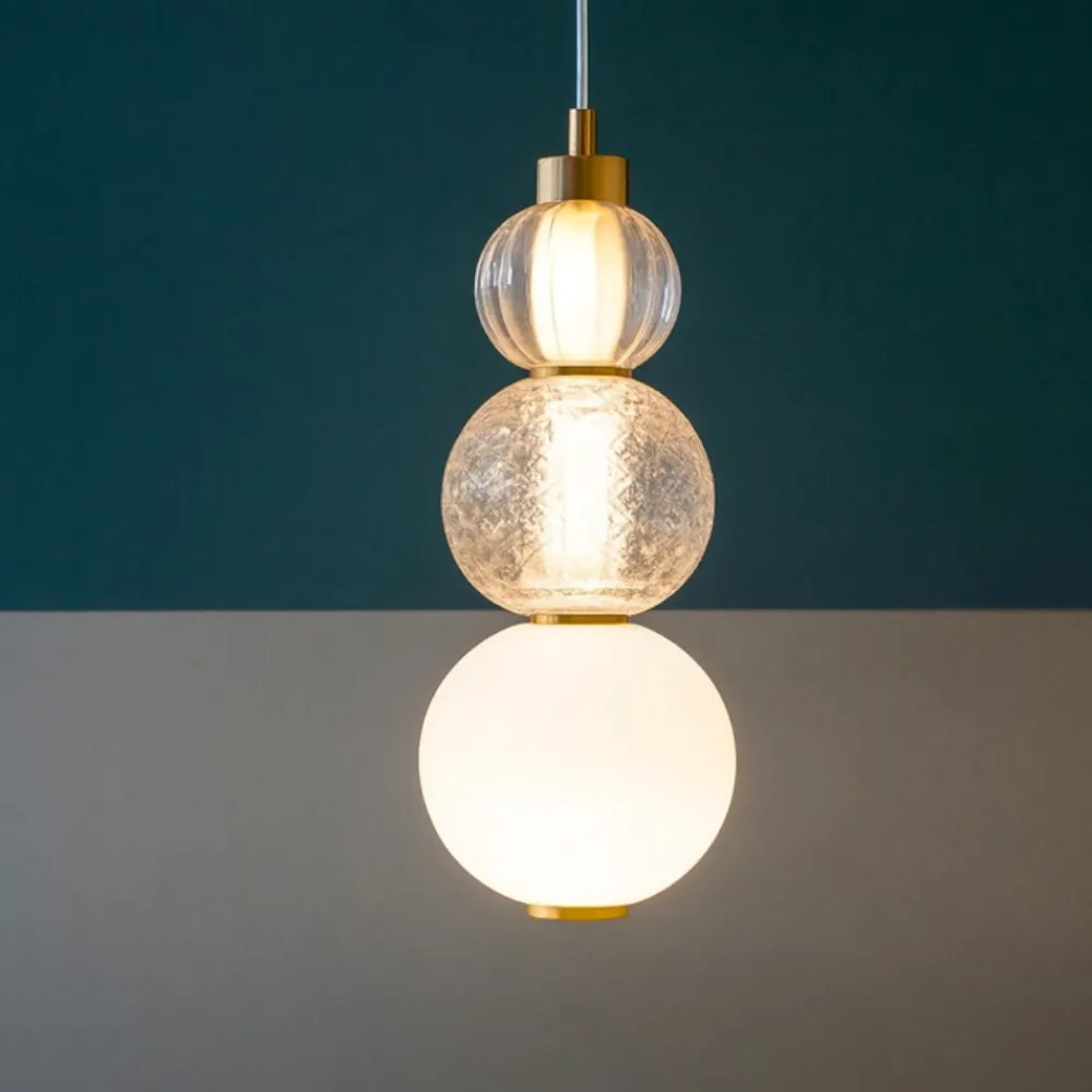 Lampade A Sospensione-Maytoni collar lampada a sospensione led 16w 3000k vetro decorato