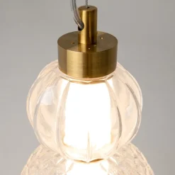 Lampade A Sospensione-Maytoni collar lampada a sospensione led 16w 3000k vetro decorato