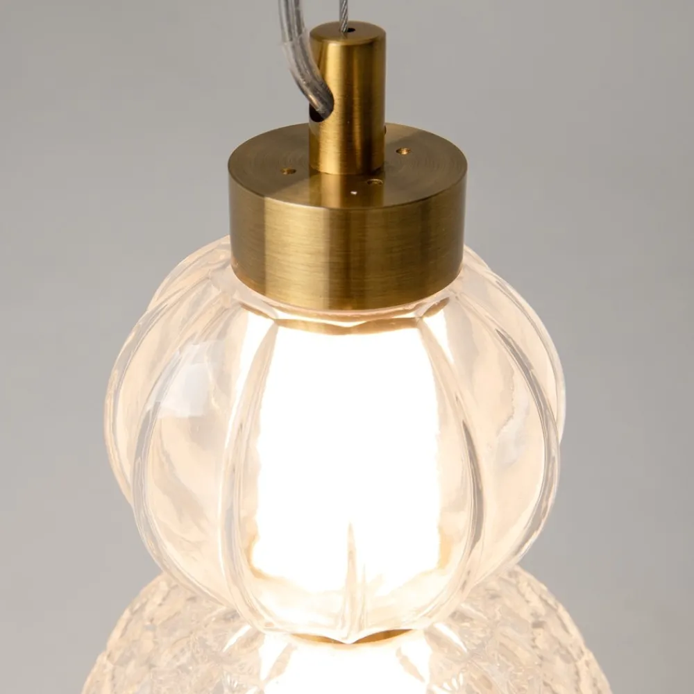 Lampade A Sospensione-Maytoni collar lampada a sospensione led 16w 3000k vetro decorato