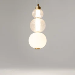 Lampade A Sospensione-Maytoni collar lampada a sospensione led 16w 3000k vetro decorato