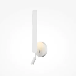 Applique Camera Da Letto-Maytoni combo applique bianco per comodino led da 3000k a 6000k
