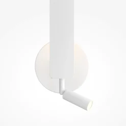 Applique Camera Da Letto-Maytoni combo applique bianco per comodino led da 3000k a 6000k
