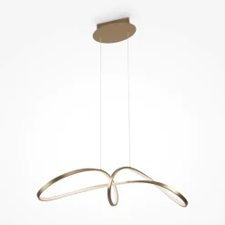 Lampadari Cucina-Maytoni curve lampadario per cucina moderna led 4000k