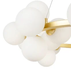 Lampadari Moderni-Maytoni dallas lampadario moderno colore oro in vetro