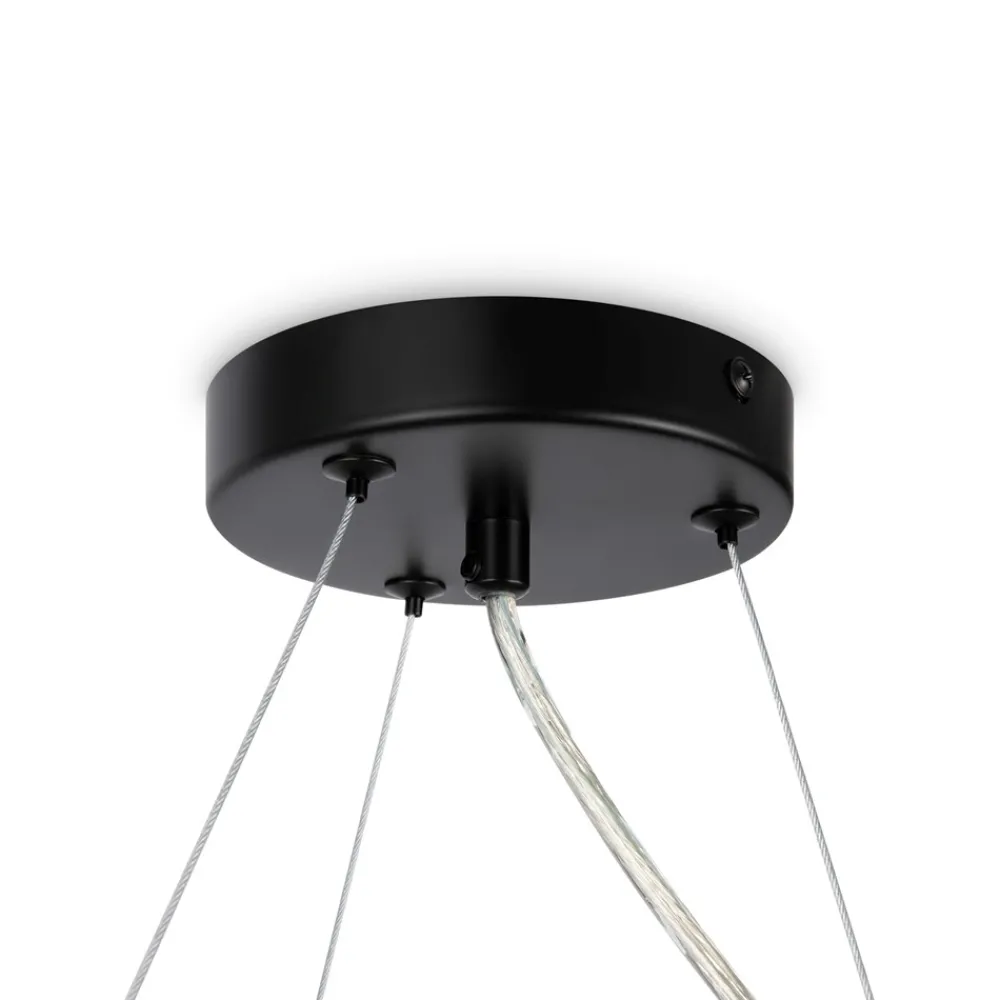Lampadari Moderni-Maytoni dallas lampadario moderno sfere vetro fume'