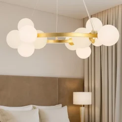 Lampadario Camera Da Letto-Maytoni dallas lampadario per camera da letto colore oro