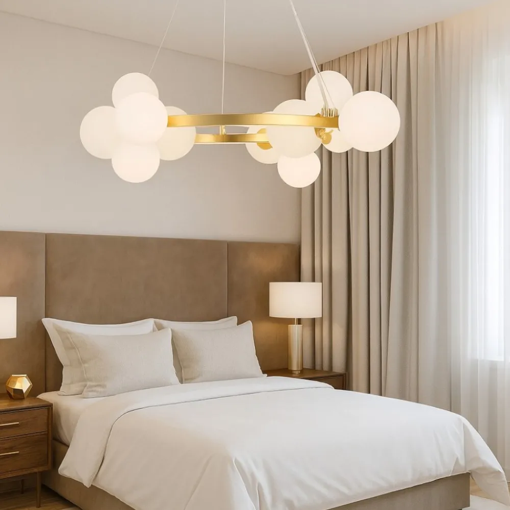 Lampadario Camera Da Letto-Maytoni dallas lampadario per camera da letto colore oro