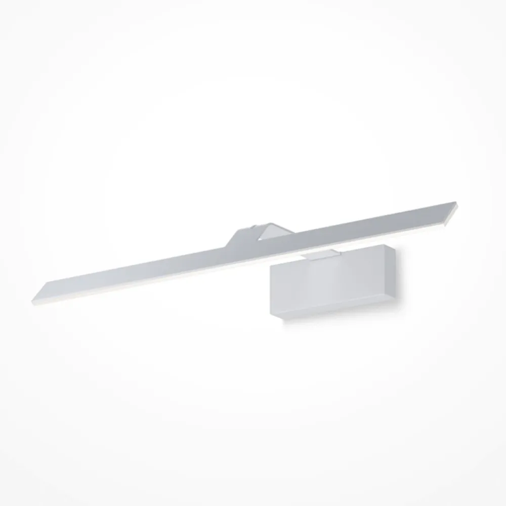 Applique Da Bagno-Maytoni decart applique bianco da bagno led 4000k per specchio