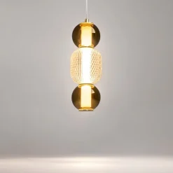 Lampade A Sospensione-Maytoni drop lampada a sospensione led 16w 3000k con sfere in vetro