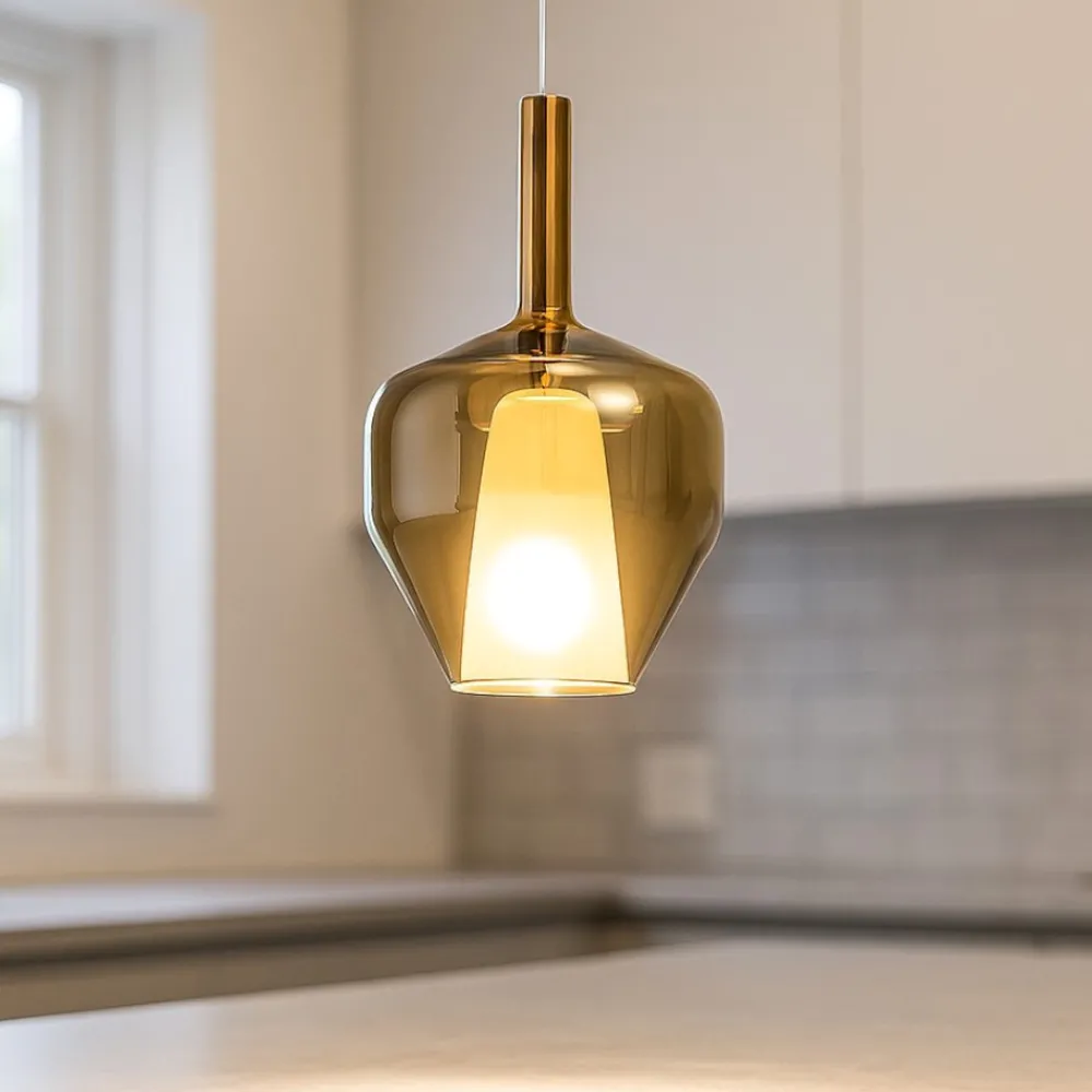 Lampade A Sospensione-Maytoni duality lampada a sospensione per isola cucina moderna in vetro