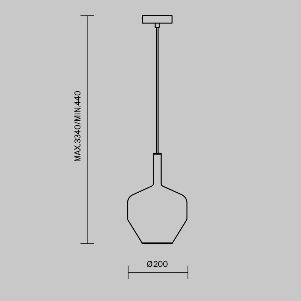 Lampade A Sospensione-Maytoni duality lampada a sospensione per isola cucina moderna in vetro