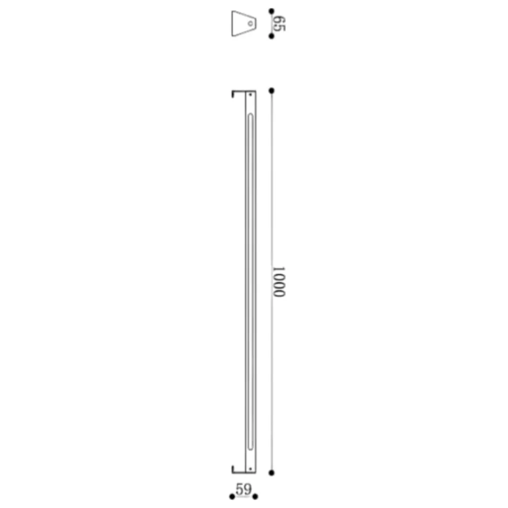 Lampade Da Esterno Giardino-Maytoni edge lampada da esterno moderna led 3000k ip65