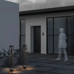 Lampioni Da Giardino-Maytoni elbe lampione da giardino led 3000k ip65 design minimal