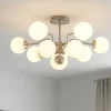 Plafoniere Moderne-Maytoni erich plafoniera moderna colore argento 10 luci
