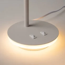 Lampade Da Tavolo-Maytoni estudo lampada da tavolo bianca moderna led 3000k