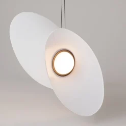 Lampade A Sospensione-Maytoni evolution lampada led 9w 3000k a sospensione bianca