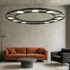 Lampadari Moderni-Maytoni fad lampadario led 63w 3000k per soggiorno