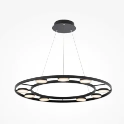 Lampadari Moderni-Maytoni fad lampadario led 63w 3000k per soggiorno