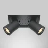 Faretti Da Incasso-Maytoni faretto da incasso nero hidden led 20w 3000k per controsoffitto
