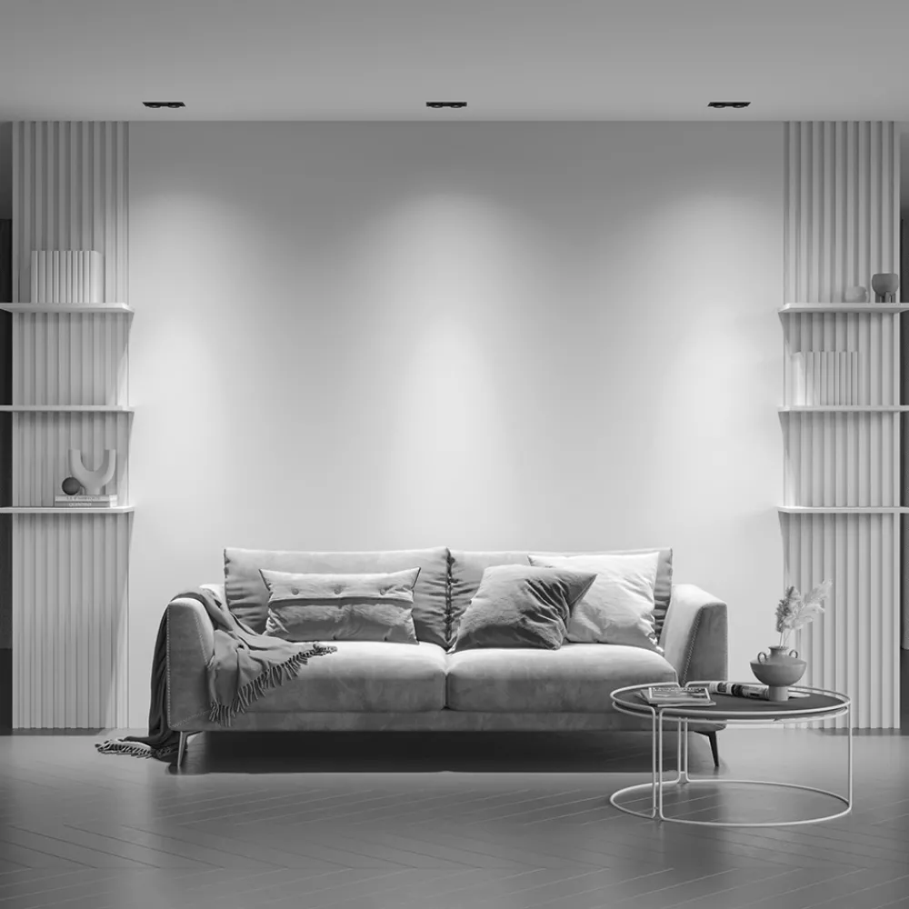 Faretti Da Incasso-Maytoni faretto da incasso nero hidden led 20w 3000k per controsoffitto