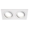 Faretti Da Incasso-Maytoni faretto da soffitto atom cestello da incasso 2 luci bianco