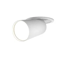 Faretti Da Incasso-Maytoni faretto focus bianco cilindro orientabile da incasso a soffitto