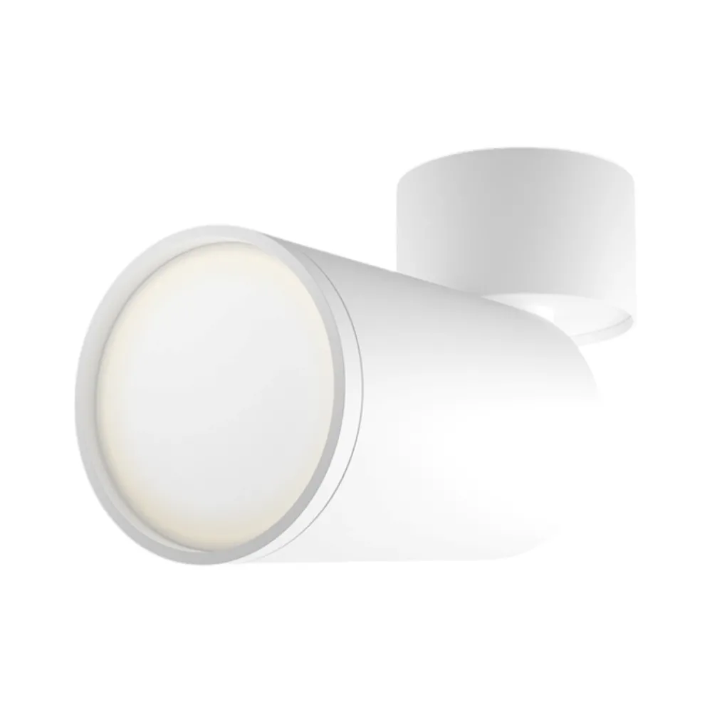 Faretti Da Soffitto-Maytoni faretto led focus bianco cilindro orientabile