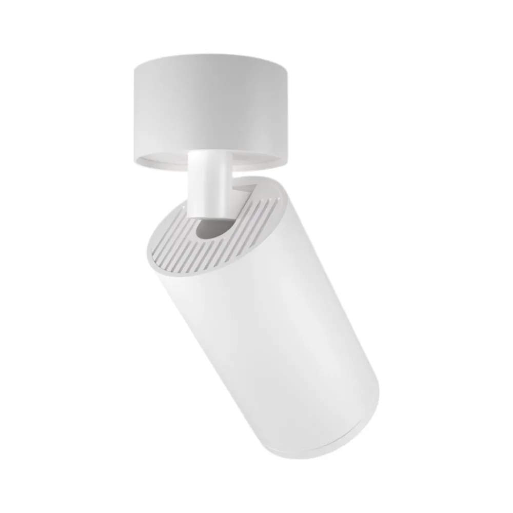 Faretti Da Soffitto-Maytoni faretto led focus bianco cilindro orientabile